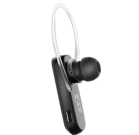 ROMAN R505 Wireless Bluetooth Stereo Headphone for Mobile Phone Black - Click Image to Close